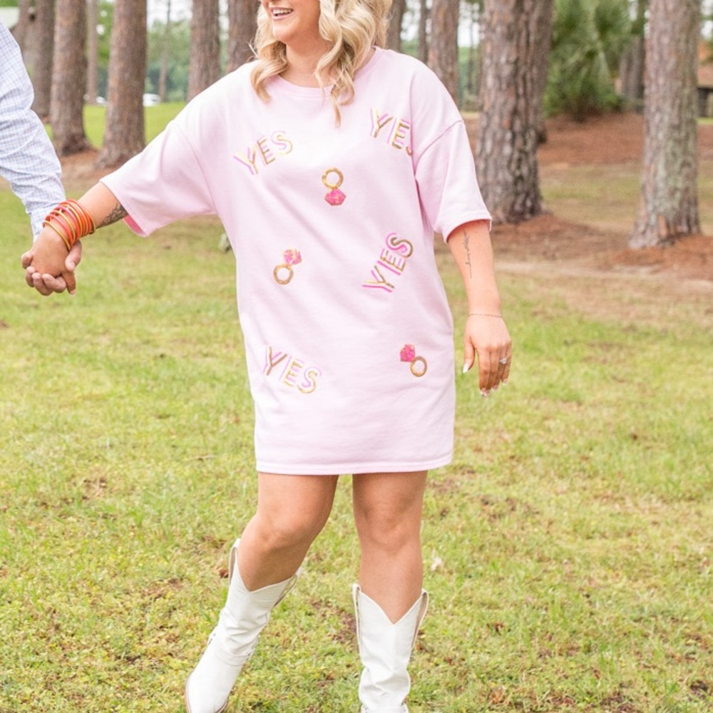 Peach Love California YES Dress